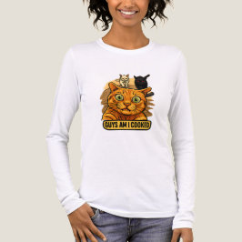 Jungs, bin ich erledigt? Lustiges Katzen-Meme Pani Tri-Blend Shirt