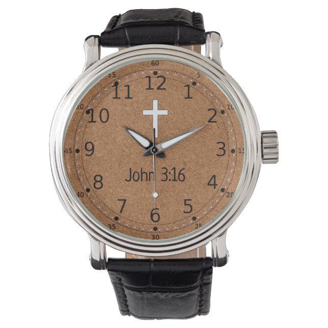 Jungs der Bestätigungsgeschenke - Bibelschrift Armbanduhr (Vorderseite)