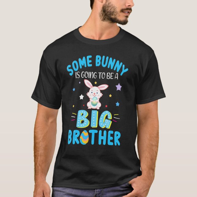 Jungs, die ein paar Bunny wird ein großer Bruder E T-Shirt (Vorderseite)