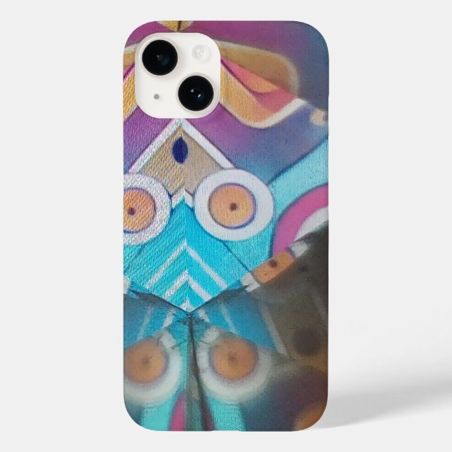 Jungs farbige Symmetrie Case-Mate iPhone 14 Hülle (Rückseite)