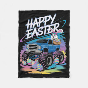 Jungs Happy Ostermonster Truck Ostereier Dog Fleecedecke