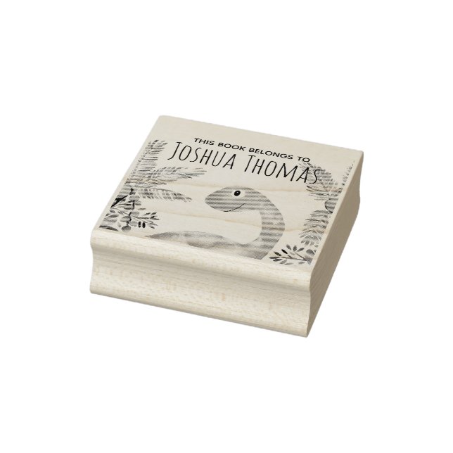 Jungs in diesem Buch gehören Blue Dinosaurier und  Gummistempel (Stempel)