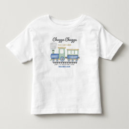 Jungs jeden Geburtstag Blue Train Chugga Choo Kleinkind T-shirt