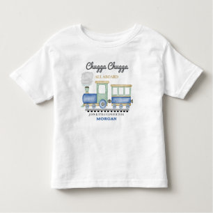 Jungs jeden Geburtstag Blue Train Chugga Choo Kleinkind T-shirt