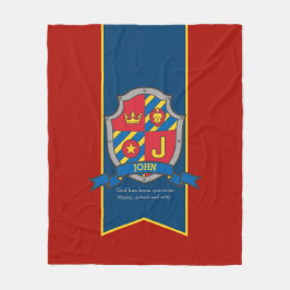 Jungs Johannes oder Buchstabe J Name bedeutet Deck Fleecedecke