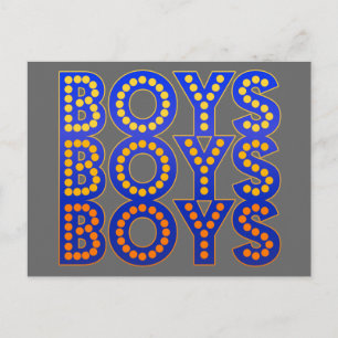Jungs Jungs Jungs Postkarte