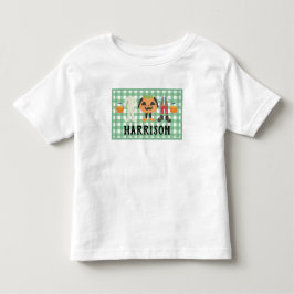 Jungs Kariert Trick oder Treat Halloween Kleinkind Kleinkind T-shirt