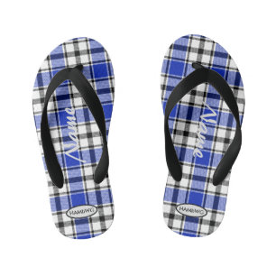 Jungs Karierte Flip-Flops HAMbWG Kid's Flip Flops