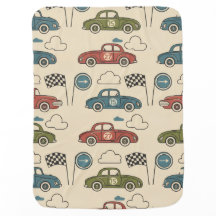 Jungs Kinderzimmer Set: Lil' Racer Baby Blanket