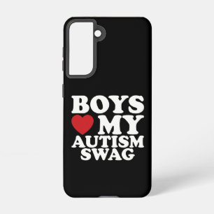 Jungs Liebe Mein Autismus Wackelbewusstsein Herz Samsung Galaxy Hülle