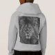 Jungs Moderne Hoodies Back Print Animal Lion Face (Rückseite)