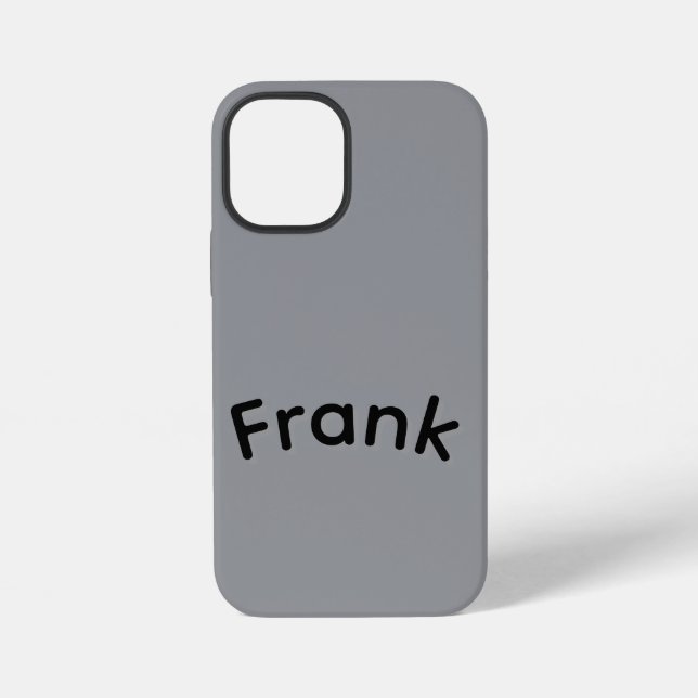 Jungs namens Frank, iPhone 12 Mini Hülle (Rückseite)