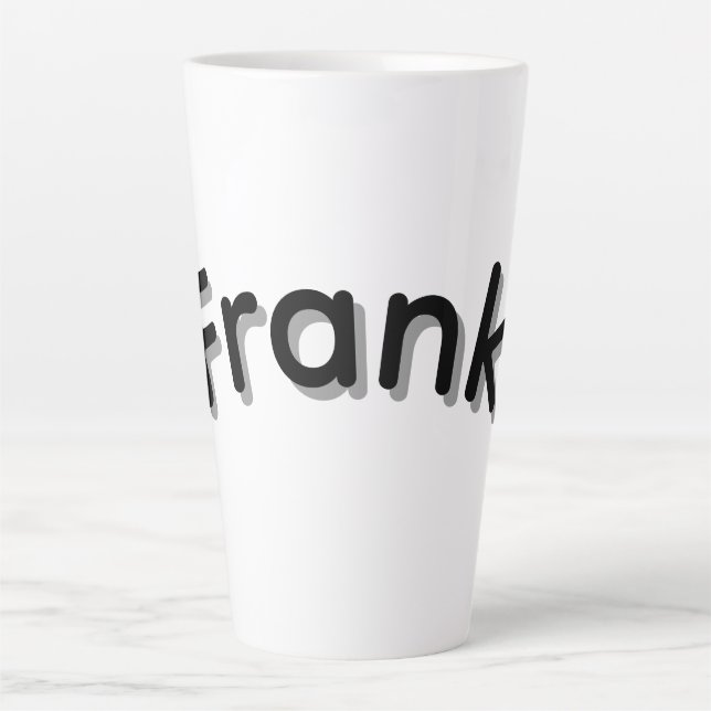 Jungs namens Frank, Milchtasse (Vorderseite)