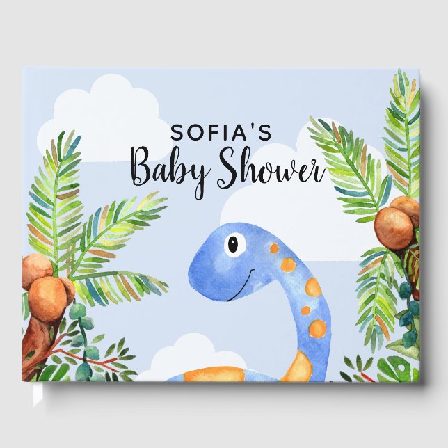 Jungs Niedliche Jungle Baby Dusche Gästebuch (Vorderseite)