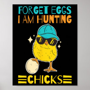 Jungs Osteroutfit Vergessen Eier, die ich jage Poster