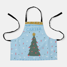 Jungs Personalisiert Weihnachts Küche Schürze
