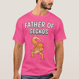 Jungs Reptil Vater Vater Vater von Geckos T-Shirt