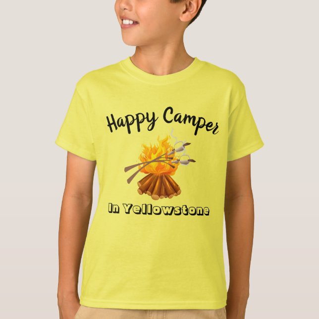 Jungs T - Shirt-Happy Camper T-Shirt (Vorderseite)