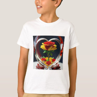 Jungs T - Shirt und Blume schöne Design