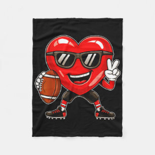 Jungs Valentinstag Herbst Fußball Boys Gi Fleecedecke