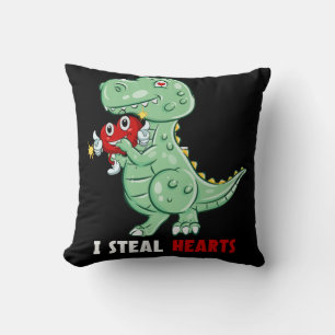 Jungs Valentinstag Kinder Dinosaurier T rex Lover Kissen