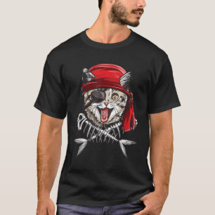 Jungs von Piraten Männer Piratenflagge Fahne Schäd T-Shirt