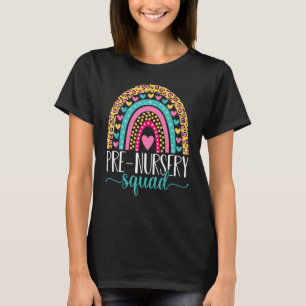 Jungs vor dem Kinderzimmer Squad Team Teacher Girl T-Shirt