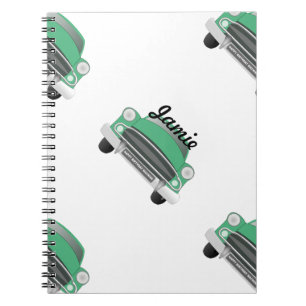 Jungs Zimmer Classic Car Geschenke Sweet Green Ret Notizblock