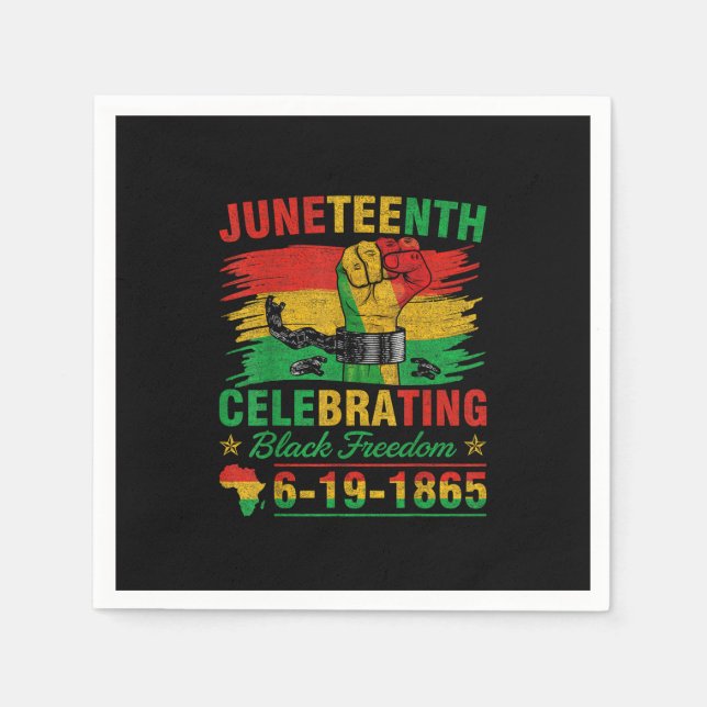 Jüngste Breaking Every Chain Black Men Women Bo Serviette (Vorderseite)