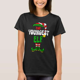 Jüngste Elf-Familie passende Gruppe Frohe Weihnach T-Shirt