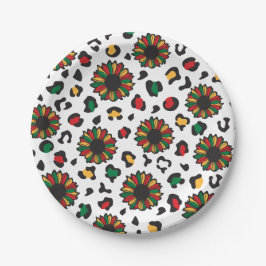 Jüngste feiern schwarze Geschichte melanin Familie Pappteller