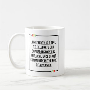 Jüngste Zitate, Freiheit der afroamerikanischen. Kaffeetasse