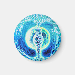 Jungsteinzeit mit dem Mond Magnet