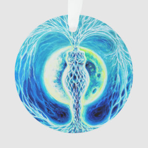 Jungsteinzeit mit dem Mond Ornament