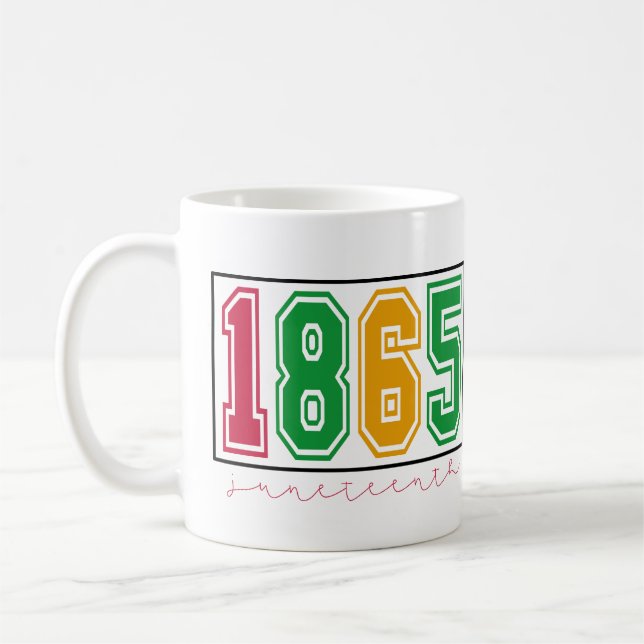 Jungsteinzeit - Schwarze Geschichte Kaffeetasse (Links)
