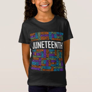Jungsteinziger Satz schwarze Geschichte Afro Ameri T-Shirt