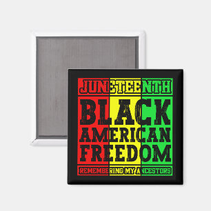 Jungsteinziger Schwarzer Amerika - Erinnerung an C Magnet