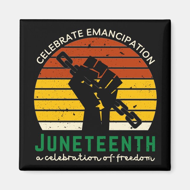 Jüngster Feiertag für Freiheit Magnet (Vorne)