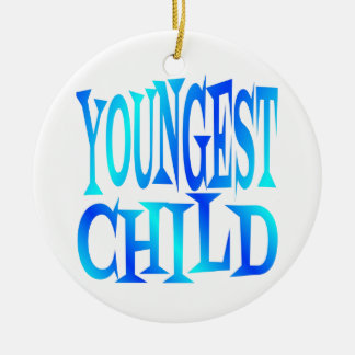 Jüngster untergeordneter Text in Blau Keramik Ornament