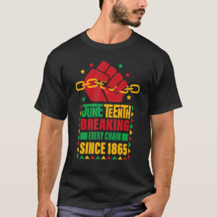 Jüngstes Breaking Jede Kette seit 1865 Black F T-Shirt