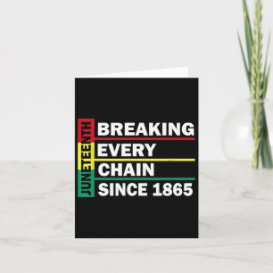 Jüngstes Breaking Jede Kette seit 1865 Black H Karte