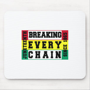 Jüngstes Breaking Jede Kette seit 1865 Black H Mousepad