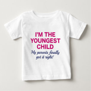 Jüngstes Kind Baby T-shirt