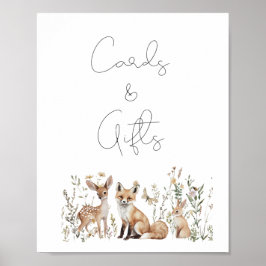 Jungtiere Kleinwaschkarten und Geschenke Poster