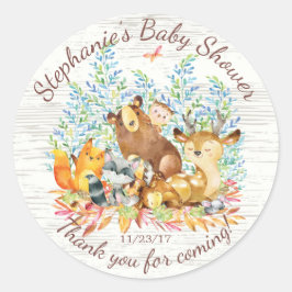 Jungtiere neutrale Babydusche Sticker