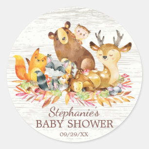 Jungtiere neutrale Babydusche Sticker