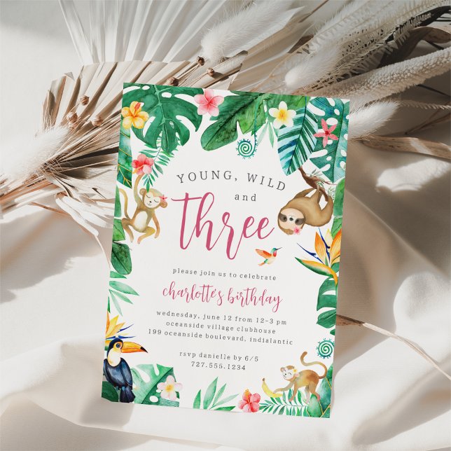 Jungtiere zum Geburtstag Einladung (Von Creator hochgeladen)