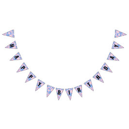 Jungtierfahnen der Girl's Day Pastel Lofi Floral B Wimpelkette
