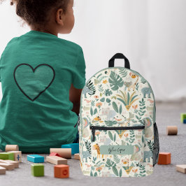 Jungtierpasten kehren in die Schule zurück Bedruckter Rucksack