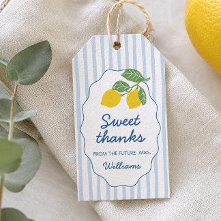 Jungverlobte Küsten-Limonen-Hochzeitsdusche von Am Geschenkanhänger